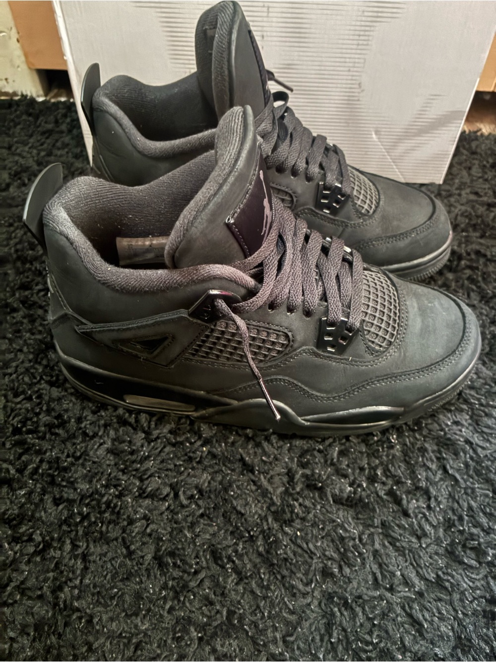 Jordan Men’s All-Black High-Top Sneakers